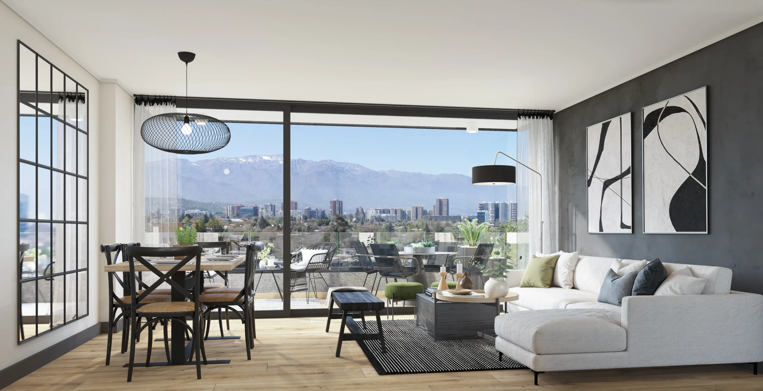 Edificio Vitacura Oriente Living